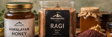 Himalayan honey and ragi jars